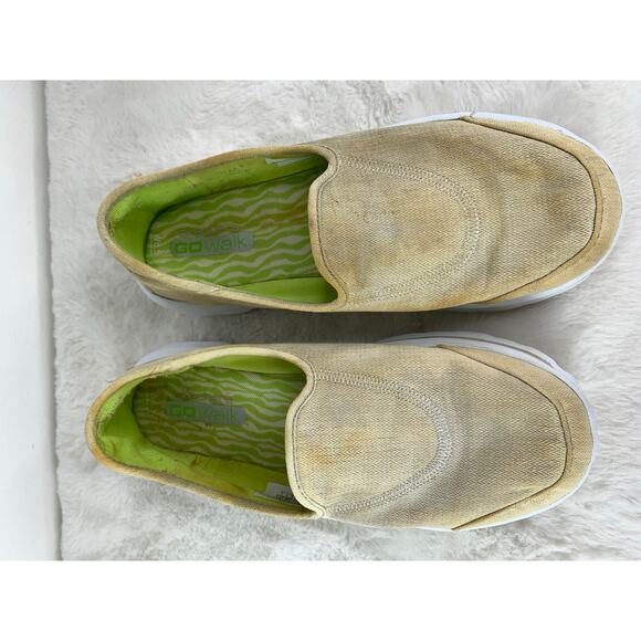 Skechers Rival Go Walk Women's Tan Slip-On Shoes Size 8.5 - Picture 7 of 8